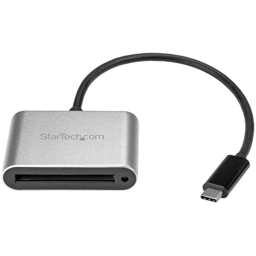 StarTech.com CFast Card Reader   USB C   USB 3.0   USB Powered   UASP   Memory Card Reader   Portable CFast 2.0 Reader / Writer 300/500