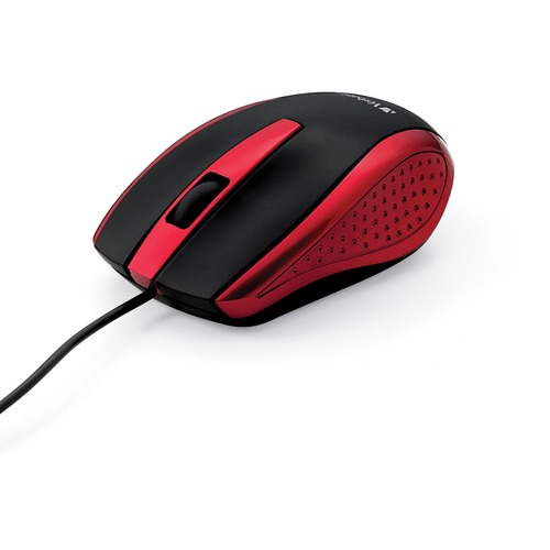Verbatim Corded Notebook Optical Mouse   Red 300/500