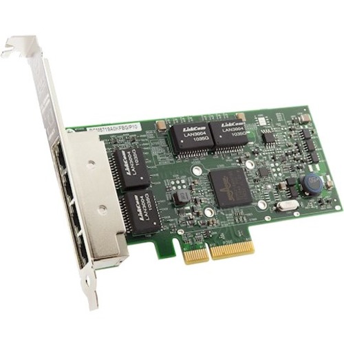 Lenovo ThinkSystem NetXtreme PCIe 1Gb 4 Port RJ45 Ethernet Adapter By Broadcom 300/500