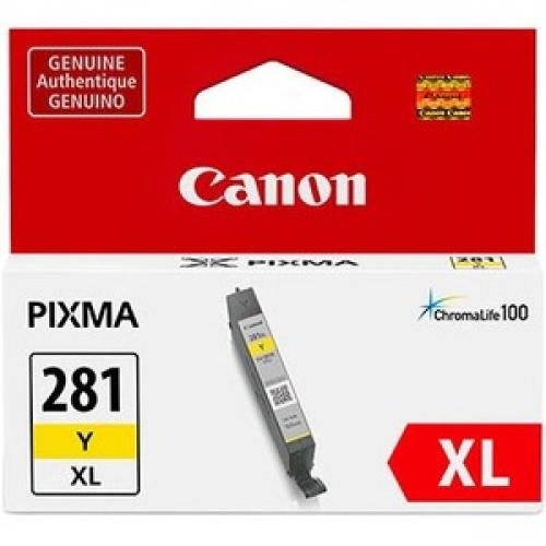 Canon CLI-281XL Yellow Ink Tank, Compatible to TR8520,TR7520,TS9120,TS8120 and TS6120 Printers (2036C001)