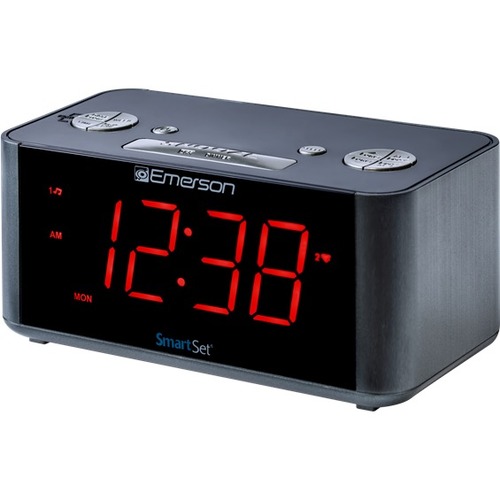 Emerson SmartSet ER100201 Desktop Clock Radio 300/500