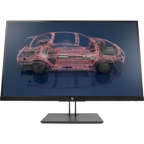 HP Z27n 27" Business Monitor Black   2560 X 1440 QHD Display   60Hz Refresh Rate   5 Ms Response Time   In Plane Switching Technology   178 Degree Viewing Angles 300/500