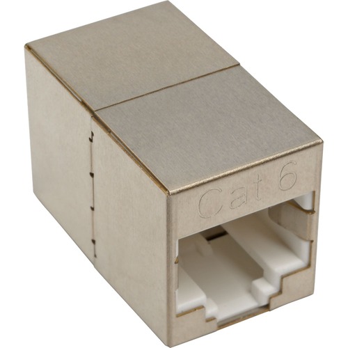 Tripp Lite By Eaton Cat6 Straight Through Modular Shielded Compact In Line Coupler (RJ45 F/F), TAA 300/500