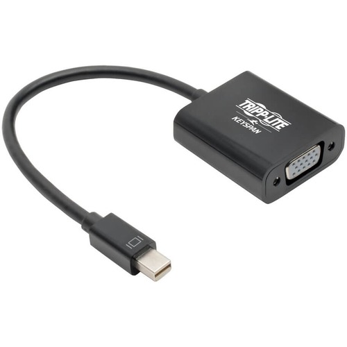Tripp Lite By Eaton Keyspan Mini DisplayPort To Active VGA Adapter, Video Converter (M/F), Black, 6 In. (15.24 Cm) 300/500