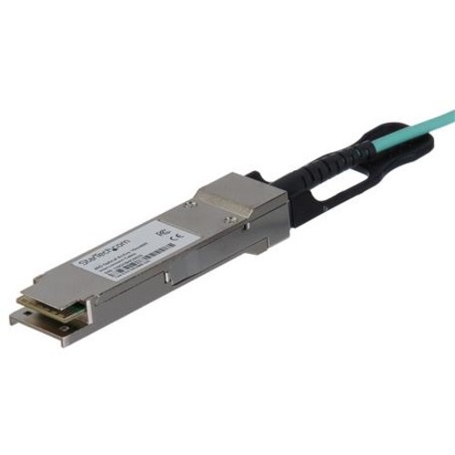 StarTech.com MSA Uncoded 15m 40G QSFP+ To SFP AOC Cable   40 GbE QSFP+ Active Optical Fiber   40 Gbps QSFP Plus Cable 49.2' 300/500