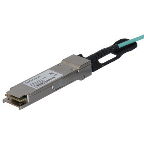 StarTech.com MSA Uncoded 7m 40G QSFP+ To SFP AOC Cable   40 GbE QSFP+ Active Optical Fiber   40 Gbps QSFP Plus Cable 23' 300/500