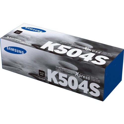 Samsung CLT K504S (SU162A) Toner Cartridge   Black 300/500