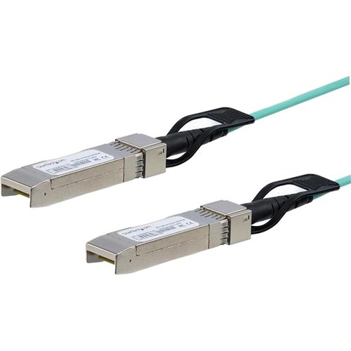 StarTech.com Cisco SFP 10G AOC5M Compatible 5m 10G SFP+ To SFP AOC Cable   10GbE SFP+ Active Optical Fiber   10Gbps SFP + Cable 16.4' 300/500