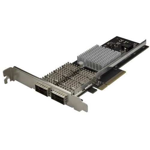 StarTech.com Dual Port 40G QSFP+ Network Card   Intel XL710 Open QSFP+ Converged Adapter PCIe 40 Gigabit Fiber Ethernet Server 40GbE NIC 300/500