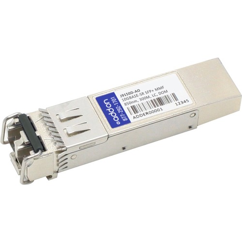 AddOn HP&reg; J9150D Compatible 10GBase SR SFP+ Transceiver (MMF, 850nm, 300m, LC, DOM) 300/500