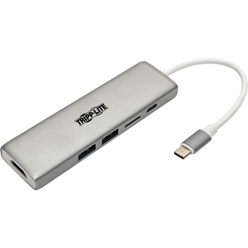 Tripp Lite By Eaton USB C Docking Station 4k @ 30Hz W/USB Hub HDMI Micro SD Charging, USB Type C, USB C, USB Type C 300/500