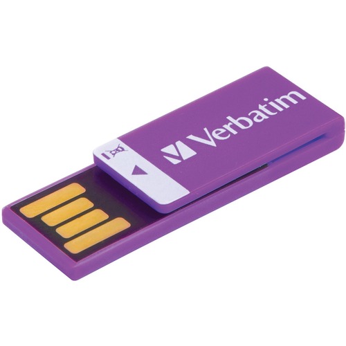 16GB Clip It USB Flash Drive   Violet 300/500