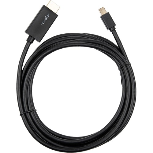 Rocstor Y10C197 B1 Premium Mini DisplayPort To HDMI Cable   10 Ft. (3m)   4K/2K   For MacBook, MacBook Pro, MacBook Air, Mac Mini, Ultrabook, Projector, Desktop Computer, Black 300/500