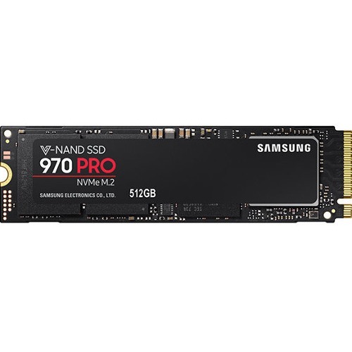 Samsung 970 PRO MZ V7P512E 512 GB Solid State Drive   M.2 2280 Internal   PCI Express (PCI Express 3.0 X4) 300/500