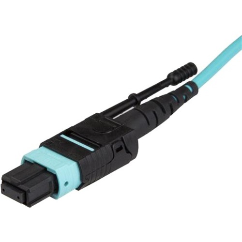 StarTech.com 10m (30ft) MTP(F)/PC OM3 Multimode Fiber Optic Cable, 12F Type A, OFNP, 50/125&micro;m LOMMF, 40G Networks   MPO Fiber Patch Cord 300/500