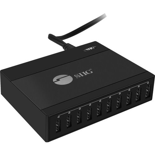 SIIG 60W 10 Port USB Charger 300/500