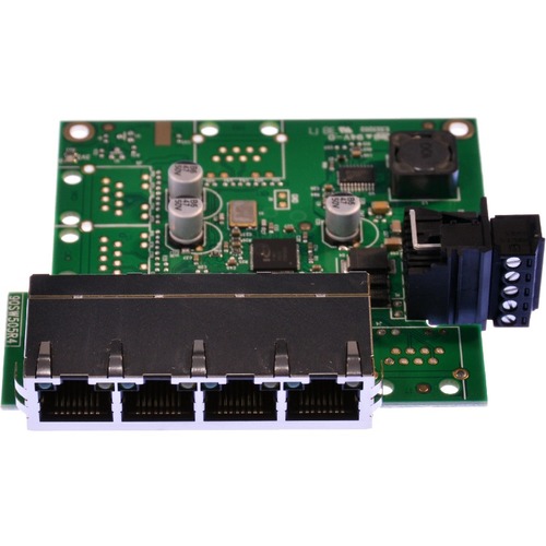 Brainboxes Industrial Embeddable 4 Port Ethernet Switch 300/500