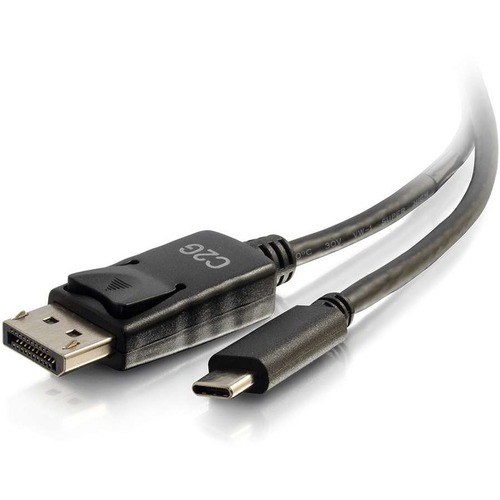 C2G 12ft USB C To DisplayPort 4K Cable Black 300/500