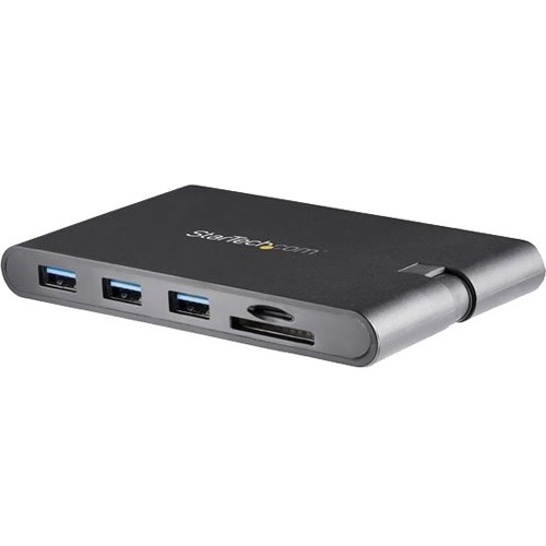 StarTech.com USB C Multiport Adapter   USB Type C Mini Dock With HDMI 4K Or VGA Video   100W PD Passthrough, 3x USB 3.0, GbE, SD & MicroSD 300/500