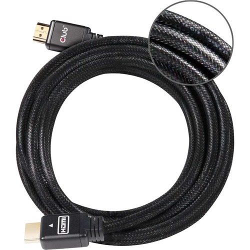 Club 3D HDMI 2.0 4K60Hz UHD RedMere Cable 15 M/49.21ft Male/Male 300/500