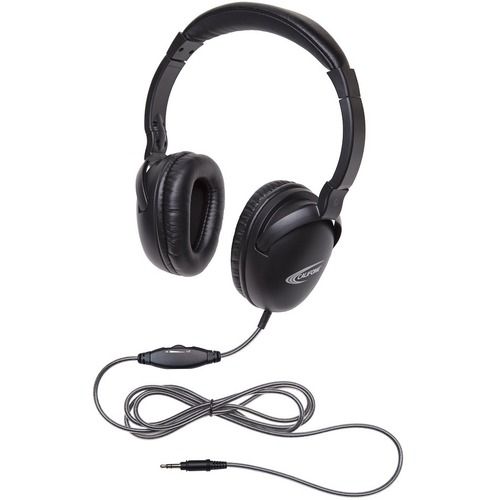 Califone 1017Av Neotech Plus Headphone With Calituff Braided Cord, 3.5Mm Plug, Inline Volume Control 300/500