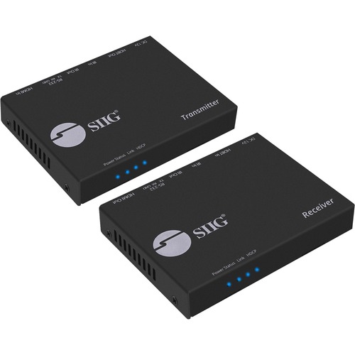 SIIG 4K HDMI HDBaseT Extender Over Single Cat5e/6 With RS 232, IR & PoC   100m 300/500