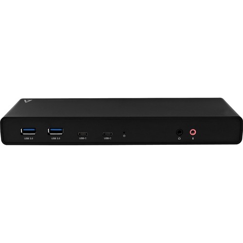 V7 Dual Universal Docking Station With USB C Power Delivery 300/500