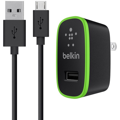 Belkin Universal Home Charger With Micro USB ChargeSync Cable (12 Watt/ 2.4 Amp) 300/500