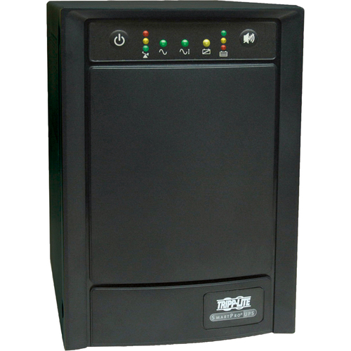 Tripp Lite By Eaton UPS SmartPro 120V 750VA 500W Line Interactive Sine Wave UPS Tower Network Card Options USB DB9 Serial 300/500