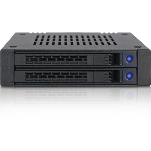 Icy Dock ExpressCage MB742SP B Drive Enclosure For 3.5"   Serial ATA/600 Host Interface Internal   Black 300/500