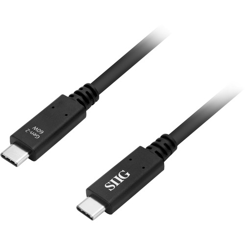 SIIG USB 3.1 Type C Gen 2 Cable 60W   1M 300/500