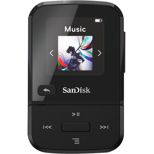 SanDisk Clip Sport Go 16 GB Flash MP3 Player   Black 300/500