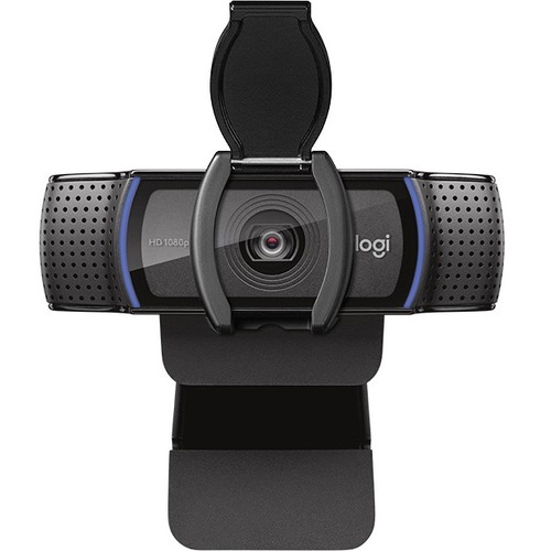 Logitech C920S HD Pro Webcam, Full HD 1080p/30fps Video Calling, Clear Stereo Audio, Light Correction, Privacy Shutter, Works With Skype, Zoom, FaceTime, Hangouts, PC/Mac/Laptop/Tablet/XBox   Black 300/500