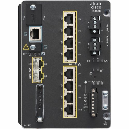 Cisco Catalyst IE 3300 8T2S Rugged Switch 300/500