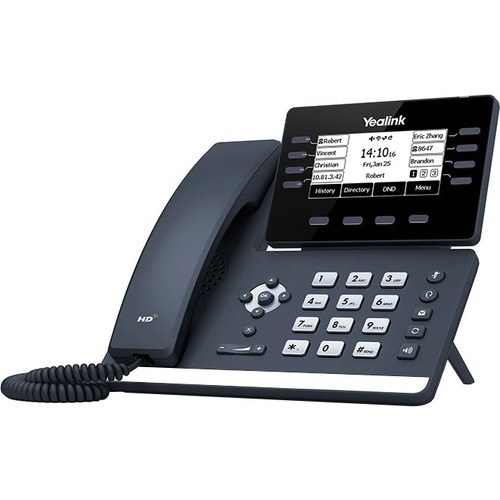 Yealink SIP T53 IP Phone   Corded/Cordless   Corded   DECT, Bluetooth   Wall Mountable, Desktop   Classic Gray 300/500