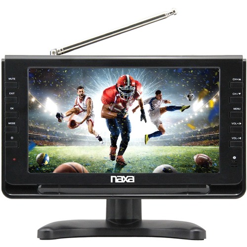 Naxa NT 110 10" LCD TV   HDTV   Shiny Black 300/500