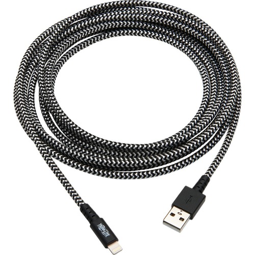 Eaton Tripp Lite Series Heavy Duty USB A To Lightning Sync/Charge Cable, MFi Certified   M/M, USB 2.0, 10 Ft. (3.05 M) 300/500