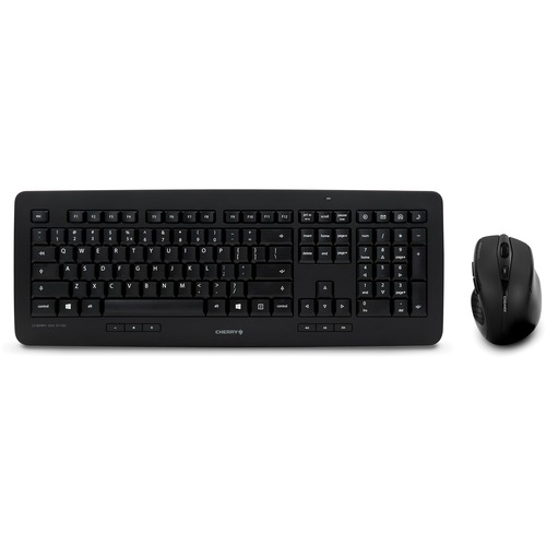 CHERRY DW 5100 Wireless Desktop   Up To 10 Million Key Operations   USB Wireless Keyboard And Mouse   2.40 GHz Operating Frequency   Battery Status Display In Keyboard And Mouse   Abrasion Proof Laser Inscription 300/500