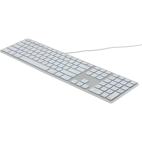 Matias RGB Backlit Wired Aluminum Keyboard For Mac   Silver 300/500