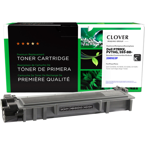 CLOVER Remanufactured Toner Cartridge Replacement For Dell E310/514, Black, High Yield 300/500