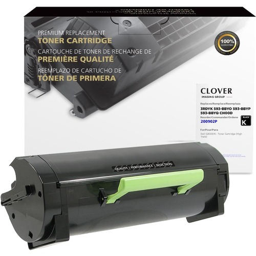 Clover Remanufactured Toner Cartridge Replacement For Dell S2830 | Black | High Yield 300/500