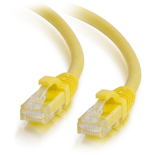 C2G 7ft Cat6a Snagless Unshielded (UTP) Network Patch Ethernet Cable Yellow 300/500
