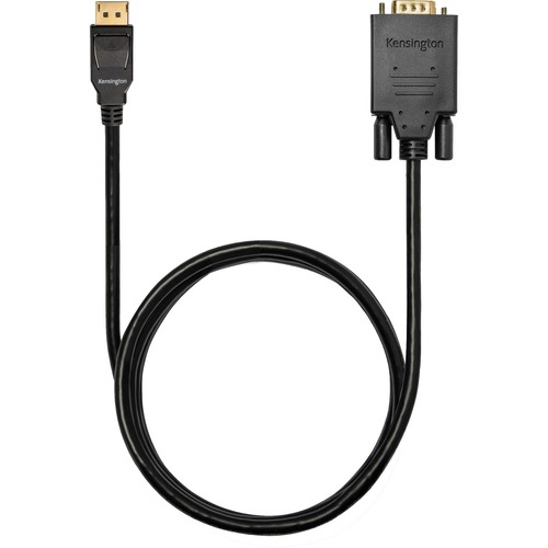 Kensington DisplayPort 1.2 (M) To VGA (M) Passive Unidirectional Cable, 6ft 300/500