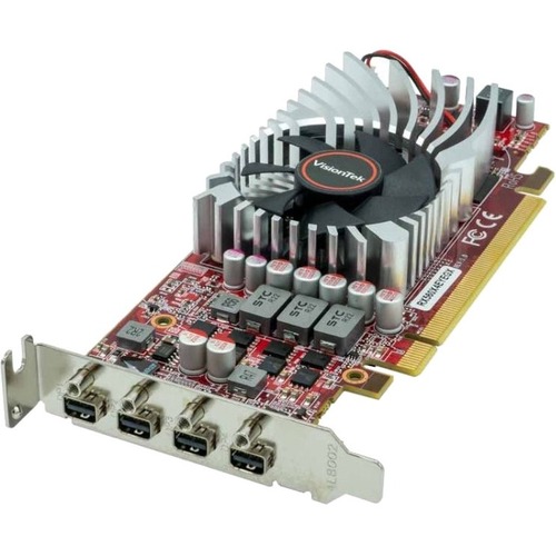 VisionTek AMD Radeon RX 560 Graphic Card   4 GB GDDR5   Low Profile 300/500