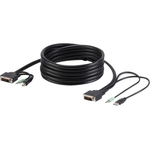 Belkin TAA DVI/USB/AUD SKVM CBL, DVI D M/M; USB A/B, 10' 300/500