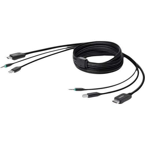 Belkin DisplayPort + USB A/B +Audio Combo Cable 300/500