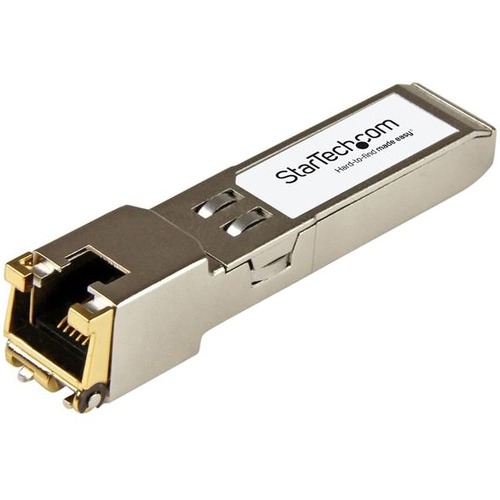 StarTech.com Brocade E1MG TX Compatible SFP Module   1000BASE T   1GE Gigabit Ethernet SFP To RJ45 Cat6/Cat5e Transceiver   100m 300/500