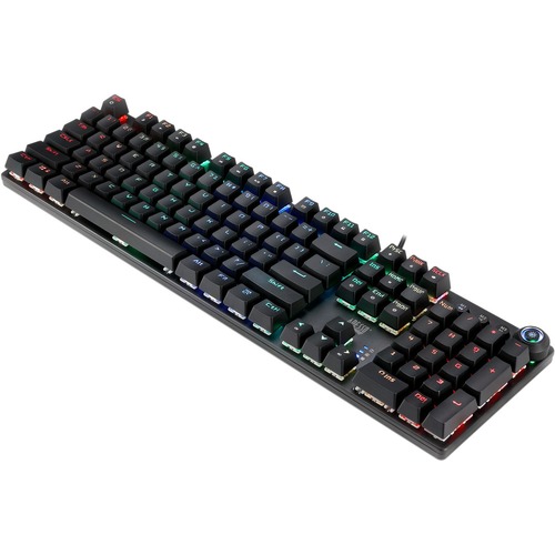 Adesso RGB Programmable Mechanical Gaming Keyboard With Detachable Magnetic Palmrest 300/500