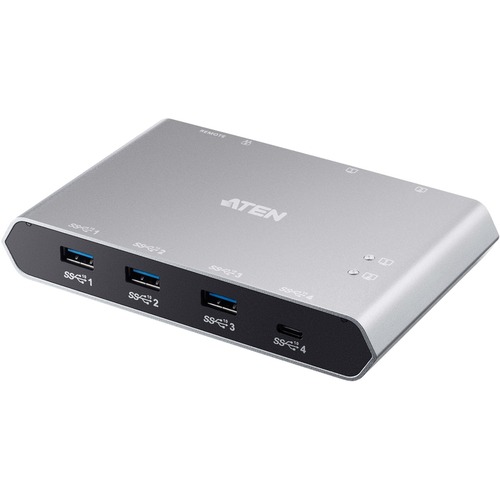 ATEN 2 Port USB C Gen 2 Sharing Switch With Power Pass Through 300/500