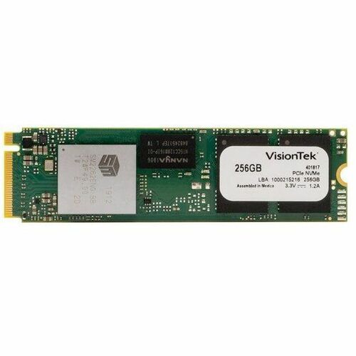 VisionTek PRO XPN 256 GB Solid State Drive   M.2 Internal   PCI Express NVMe (PCI Express NVMe 3.0 X4) 300/500
